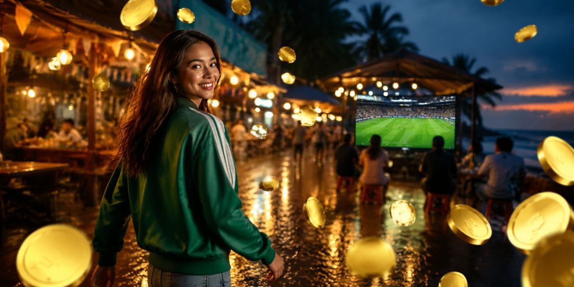 Suasana taruhan bola malam hari di pasar malam Vietnam yang ramai dan penuh energi